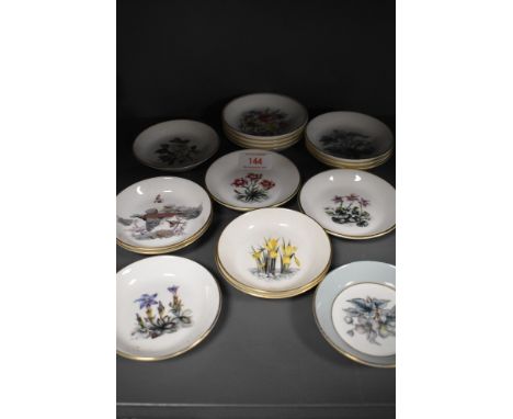A selection of Royal Worcester pin dishes