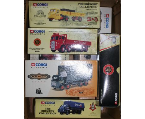 Die-cast - Six boxed Corgi Classics together with Corgi British Road Services Limited Edition model