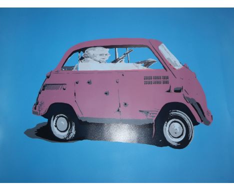T. Wat, three prints, 'Queen Nazi', 88 x 62cm, 'Legalize Hunting', 90 x 58cm and 'Royal Protection', 56 x 75cm