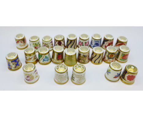 Royal Crown Derby thimbles