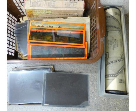 Magic lantern slides, dry plate pictures and a Midsummer Night Dream piano roll