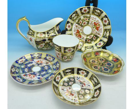 Six items of Royal Crown Derby including four 2451 pattern