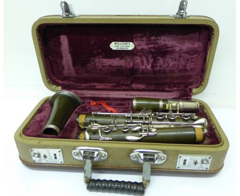 A Selmar of London clarinet, cased