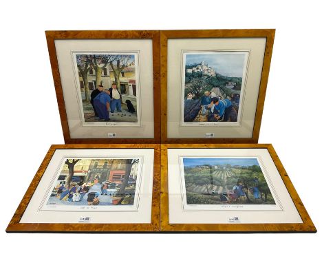 Margaret Loxton (British 1938-): 'The Celebration', limited edition colour print signed and numbered 123/1950 in pencil 37cm 