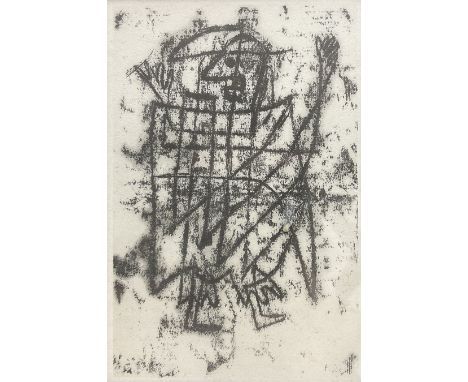 Paul Klee (Swiss/German 1879-1940): Abstract, monochrome lithograph 20cm x 13.5cm