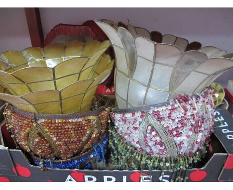 A Fait Main Flash Lamp, Italian and other examples, various shades:- One Box