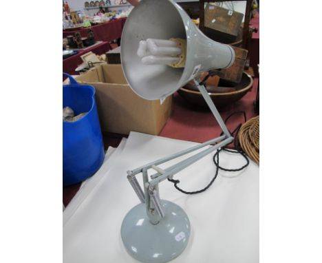 Herbert Terry of Redditch Angle Poise Lamp, in grey.