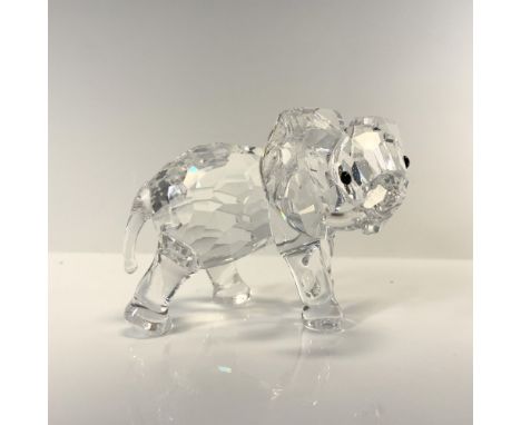 Part of the Rare Encounters group is made from clear crystal, with black button crystal eyes, head turned and ears flared. Sw