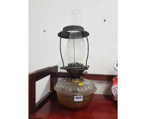 VICTORIAN OIL LAMP 
