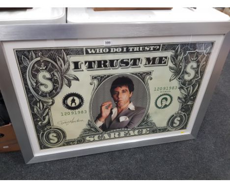 SCARFACE DOLLAR PRINT