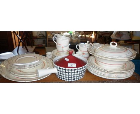 Rorstrand of Norway tureen and an Art Deco Myott &amp; Son dinner and tea service