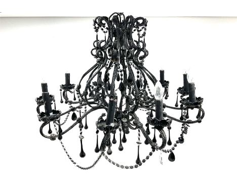 Classical black ten branch chandelier Dimensions: Depth/Diameter:&nbsp;90cm