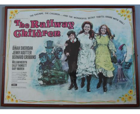"The Railway Children" British Quad film poster first release starring Jenny Agutter. Originally folded, framed but can be re