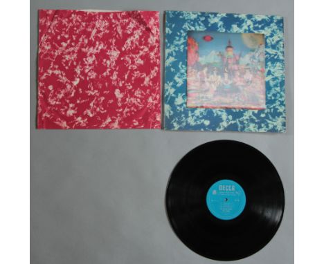 The Rolling Stones "Their Satanic Majesties Request" (1967) Blue label mono Decca label TXL 103 with 3D gatefold sleeve and r