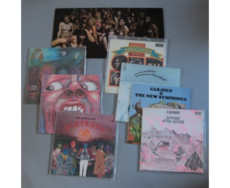 Over 20 LP records including Caravan "In the Land of Grey and Pink" DERAM SDLR1 LP gatefold later pressing with red/white lab