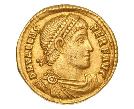 Roman Imperial, Valens Solidus, (21mm, 4.5g) Antioch Mint, C.364-67AD, mintmark ANTA•, obv. DN VALENS PER F AVG, pearl-diadem