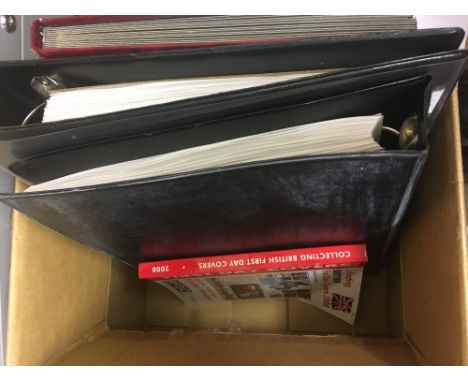 AUSTRALIA STAMPS Stock book of mint and used issues, reasonable face value of mint stamps, plus a couple of empty ring binder