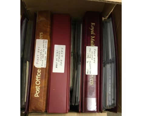 First day Covers in various albums, including 1960's covers, 1965 Batle of Britain noted, up to around 2008