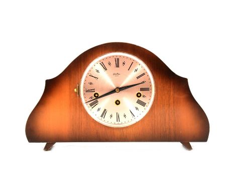 Seventeen mantel clocks, alarm clocks and other clocks, a Garrard 8 day mantel clock, manual wind movement; an Art Deco style
