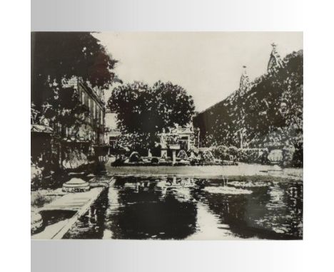 Norman Ackroyd (*ARR), b.1938, Chateau La Mission Haut-Brion, limited edition print 49/150, signed in pencil to the margin, 4