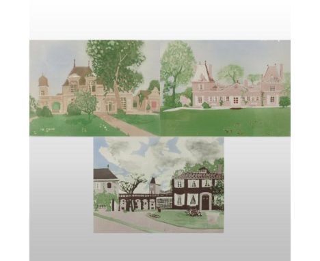 Patrick Procktor (*ARR), 1936-2003, Vieux Chateau Certan, limited edition coloured lithograph, signed in pencil to the margin