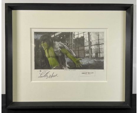 ROBERT BAILEY - 'Outside and Outraged' An original piece of artwork by renowned pencil artist Robert Bailey depicting The Hul