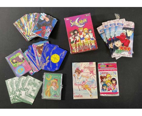 SAILOR MOON - A quantity of Sailor Moon trading cards including, Japanese cards, character graffiti cards, and a boxed introd