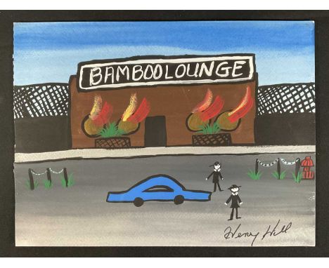 GOODFELLAS ARTWORK - 15" x 11" inch watercolour painted and signed by the late HENRY HILL who was the inspiration behind the 