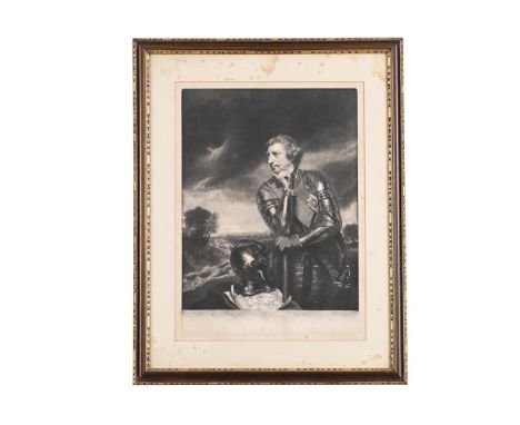 JAMES WATSON, AFTER SIR JOSHUA REYNOLDS SIR JEFFREY AMHERST K.B. Mezzotint, first state (of four) Plate: 45 x 32.5cm (17½ x 1