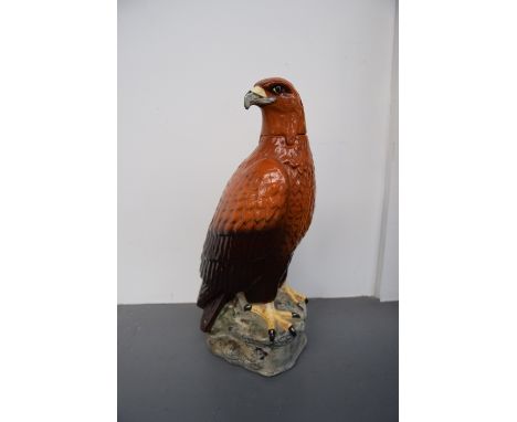 A Beswick 'Golden Eagle' ceramic decanter, Beneagles Scotch Whiskey, Peter Thompson, Perth, modelled by JG Fongue 1969