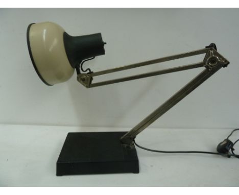 A LIVAL anglepoise desk lamp with white shade