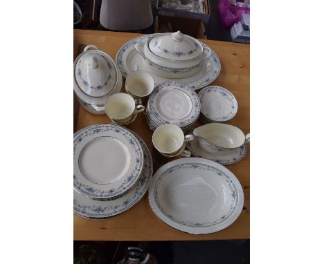 A Minton Bellemeade part dinner service including tureens, plates, cups and saucers etc