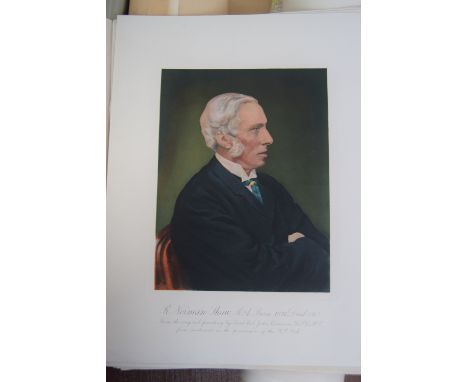 A collection of prints of various notable architects namely John Nash, Sir John Soane and R. Norman Shaw