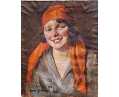 Rudolf Sternad (1880-1945), Portrait signed bottom left, oil on canvas. 52x42 cm 