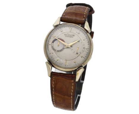 LeCoultre. A gold plated automatic wristwatch with power reserve, Futurmatic, circa 1950. Movement: automatic, 17 jewels. Dia