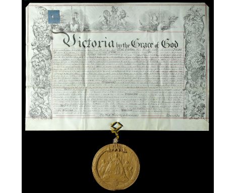 Sir Stapleton Cotton, Ist Viscount Combermere: three letters patent, confirming him as Keeper of the Rolls for Tower Hamlets,