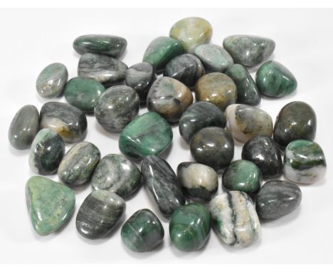 MINERAL SPECIMENS AFRICAN JADE - A collection of &nbsp;African jade, location Africa. Total weight 310g. Example measurements