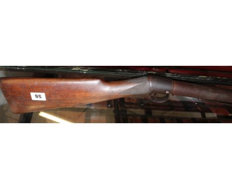 A vintage BSA .177 under lever air rifle model 'D' improved No. 12922 circa 1908/1909, 99cm long.