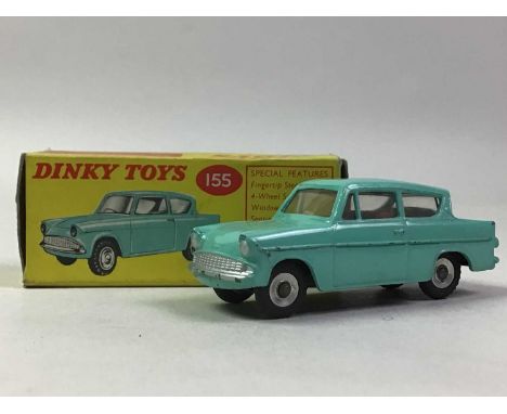 DINKY TOYS, NO. 155 FORD ANGLIA light blue, boxed