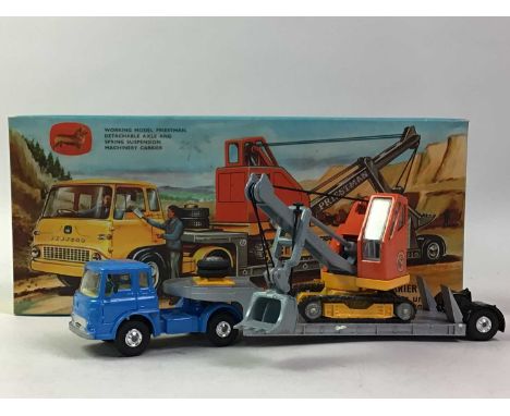 CORGI TOYS, GIFT SET NO. 27 MACHINERY CARRIER with Bedford tractor unit and Priestman "Cub" Shovel, boxed