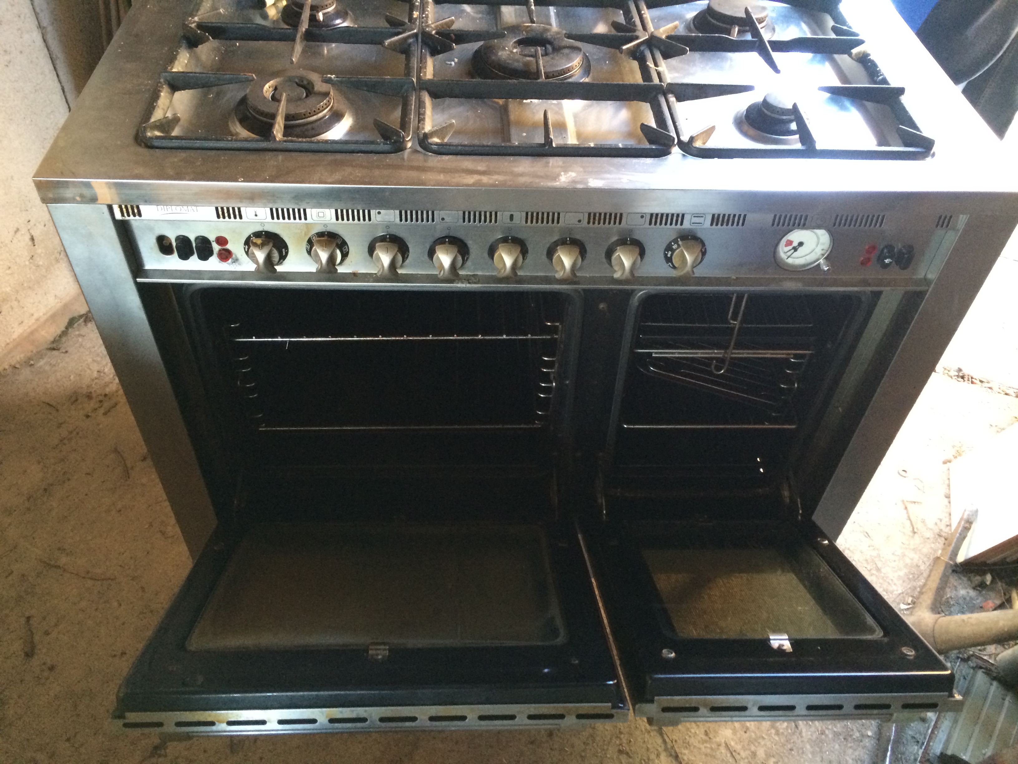 Diplomat ADP5520 Duel Fuel Kitchen Range Cooker in Stainless Steel 5