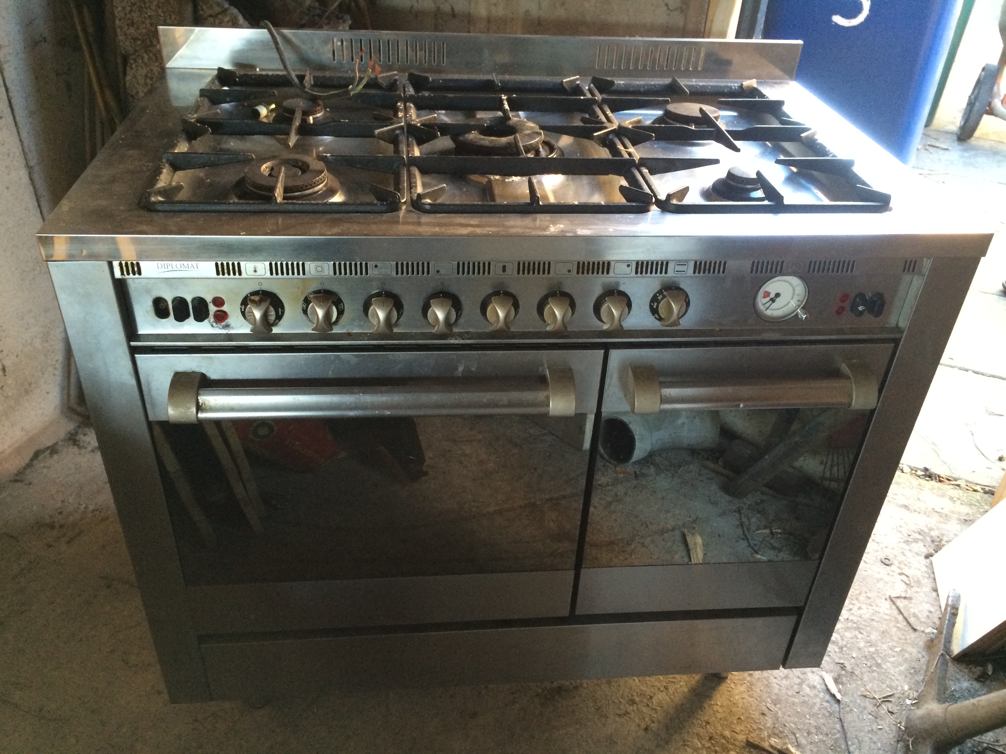 Diplomat ADP5520 Duel Fuel Kitchen Range Cooker in Stainless Steel 5