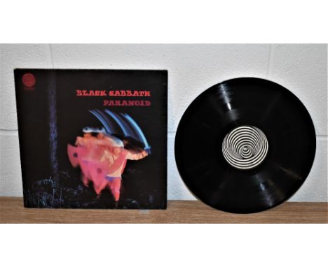 An original UK Vertigo press of Paranoid by Black Sabbath - vinyl is VG+ - would benefit from a pro clean - first press