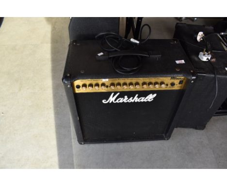 A Marshall MG50- DFX combo amplifier with digital effects