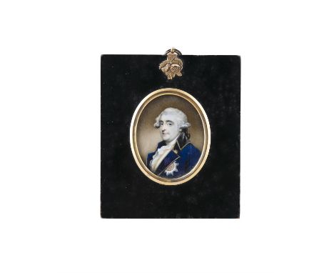 RICHARD BULL (FL. 1777 - 1809) Portrait miniature of William Robert Fitzgerald, 2nd Duke of Leinster, wearing the Order of St