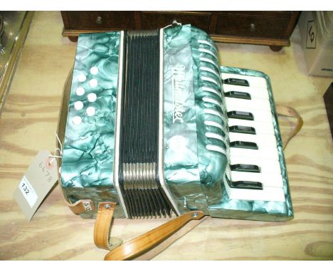 A Weitmeister piano accordion.