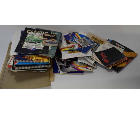 Large quantity of mainly vintage Matchbox and further toymaker~s catalogues mainly of the 1980s/90s periods, to include Model