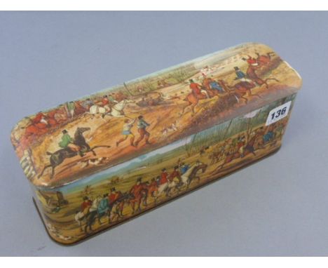 Vintage 'Tally-ho' (Henry Alken) Tin with Hunting Scene