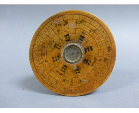 Chinese Compass with mother of pearl face