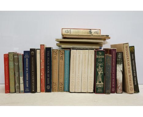 Books - A Collection of around 25 The Folio Society hardback books, many contained within card sleeves, the to include Mardru
